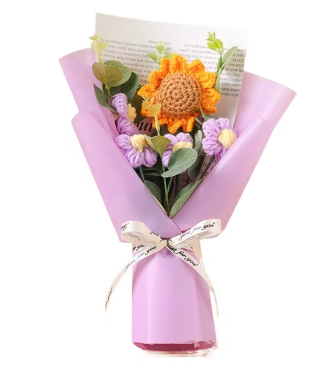 Forever Bloom Crochet Bouquet