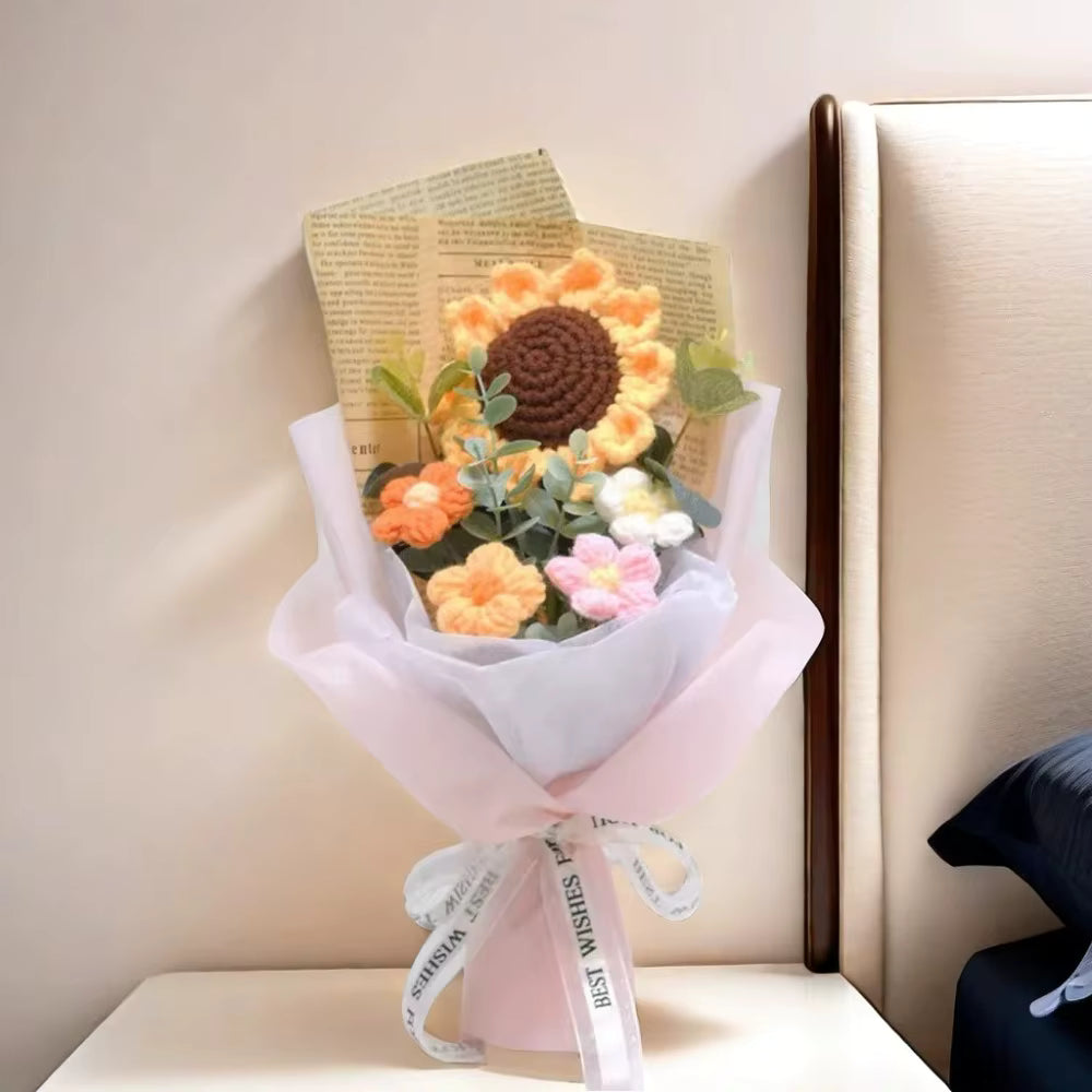 Forever Bloom Crochet Bouquet